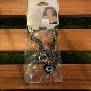 Green Bay Packers Heart Charm Bracelet